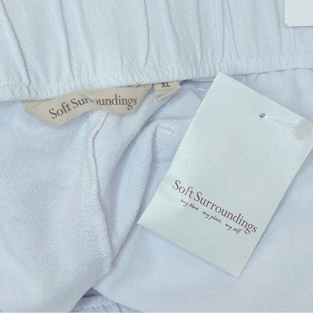 Soft Surroundings Wide Leg Crop Pants - Picture 5 of 10